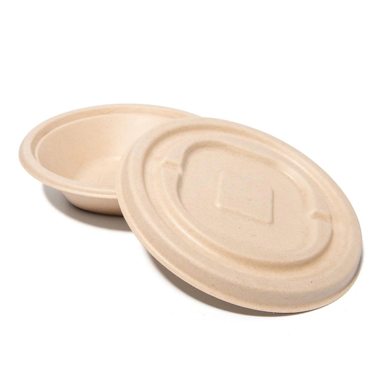 400x Deksel voor Kom 1420ml Ø210mm 48oz Bagasse Suikerriet BIO