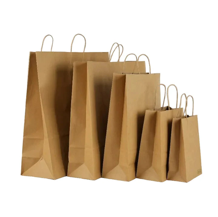 200x Papieren Tassen Groot 120 gr. – 36+31 x 36 cm BIO FSC