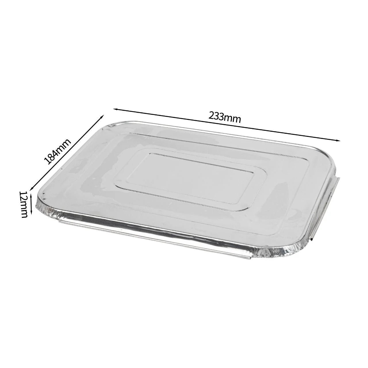 125x Aluminium Deksel 229 x 180 x 10 mm