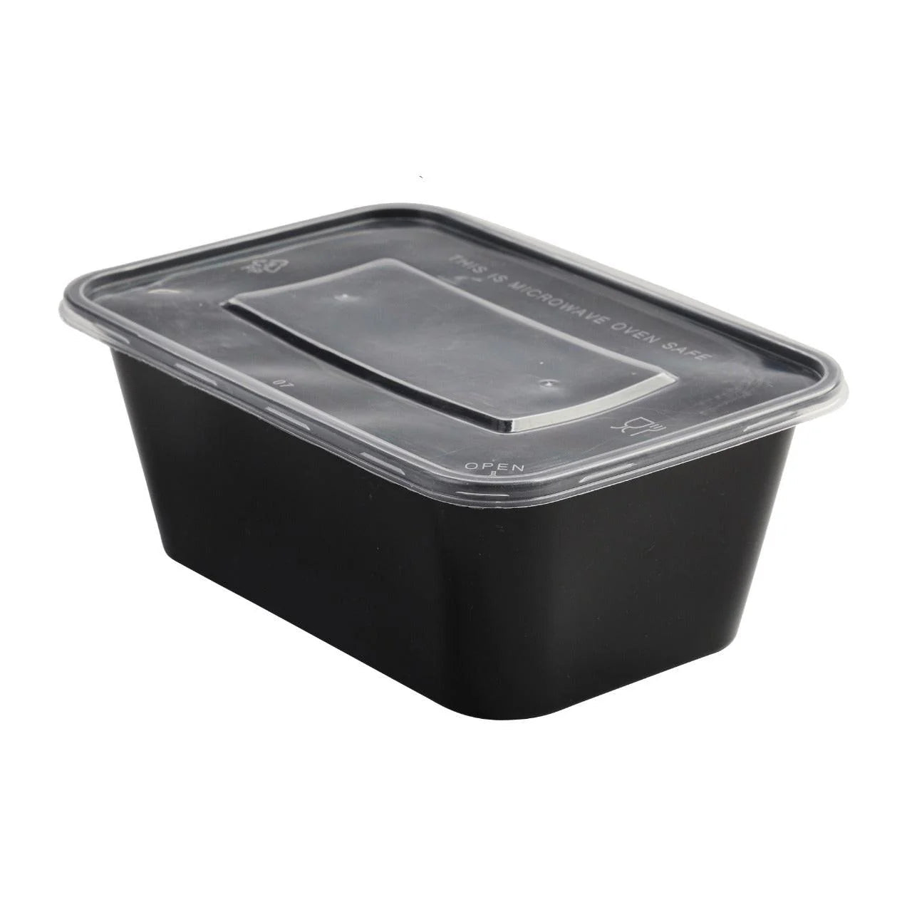 Maaltijdbak PP 1000ml zwart