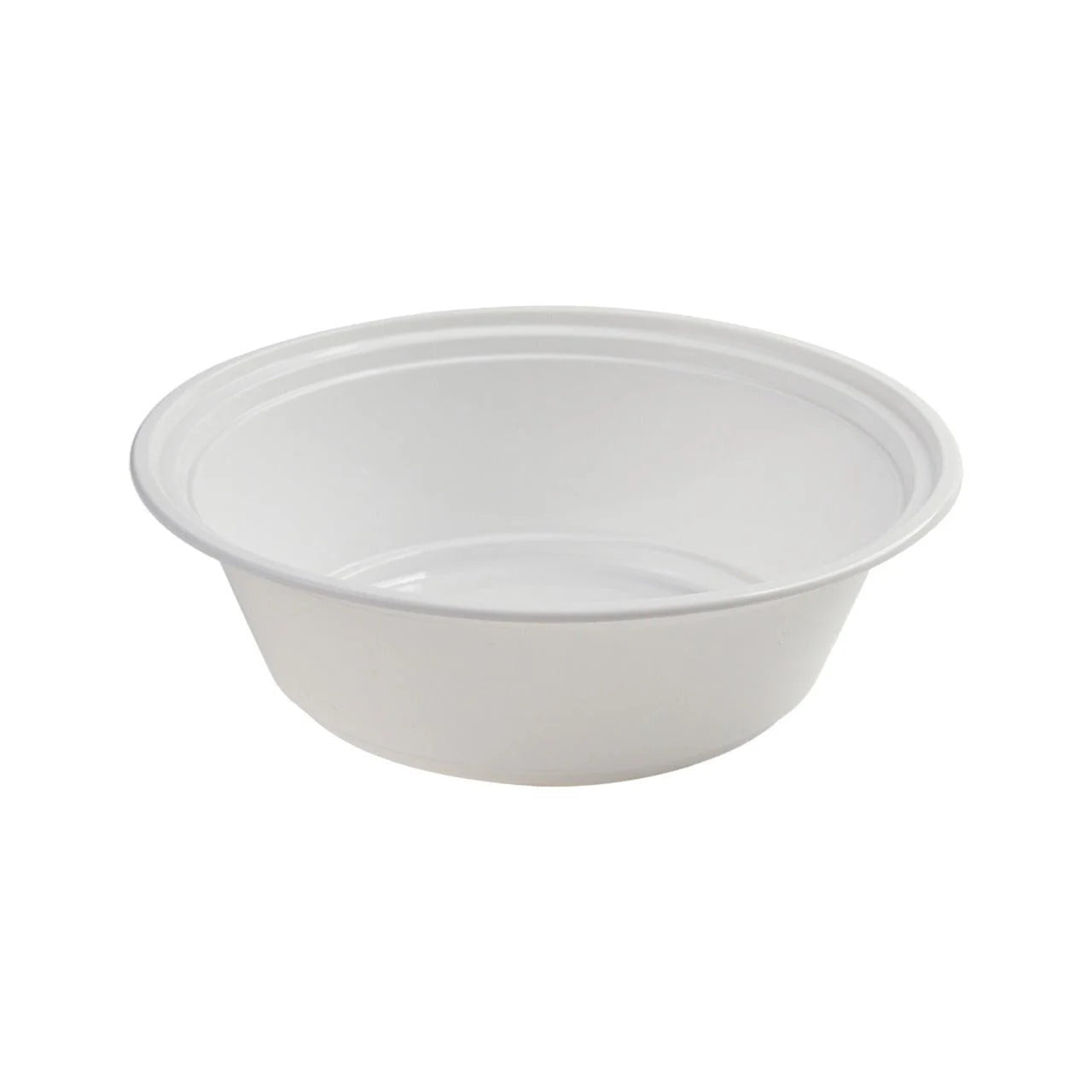 150x Asian Soep / Poke Bowl met deksel 850 ml Wit PP (set)