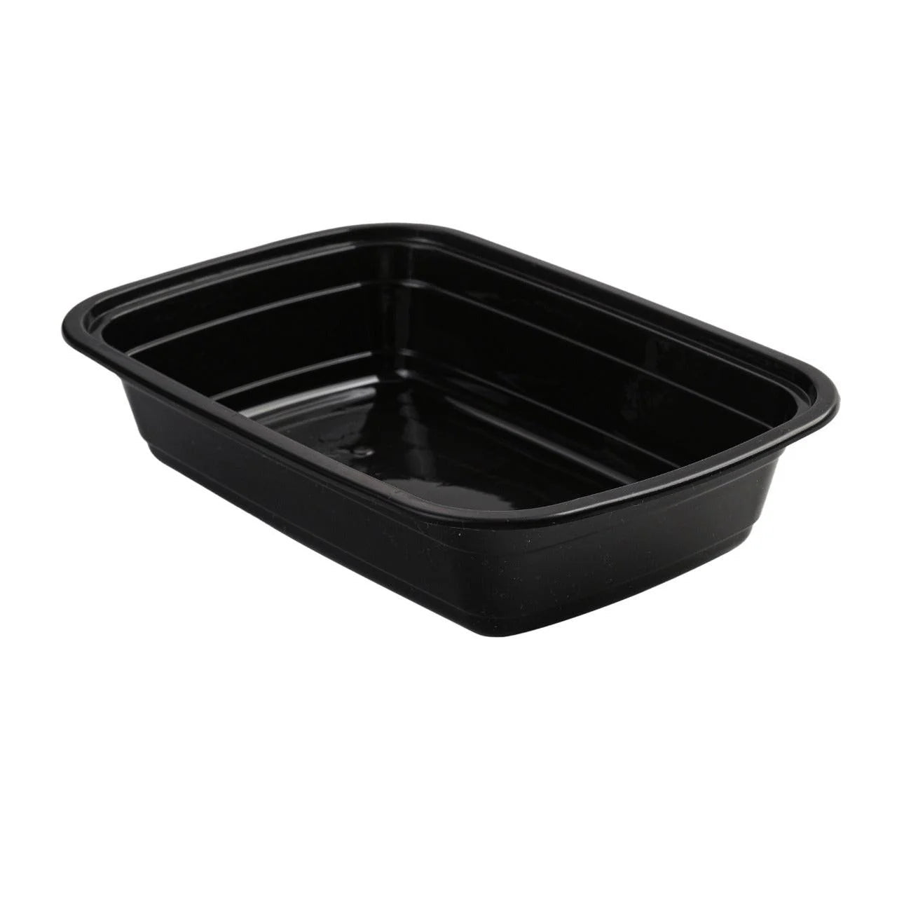 150x Maaltijdbak PP 710ml met Deksel – Zwart | Stevig en Herbruikbaar (Set)