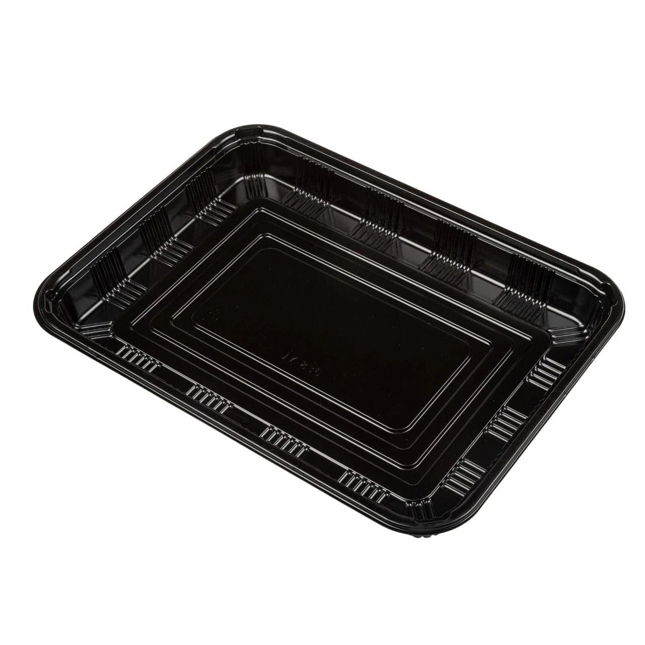 200x Sushi Tray + Deksel 300x224x35mm – Zwart