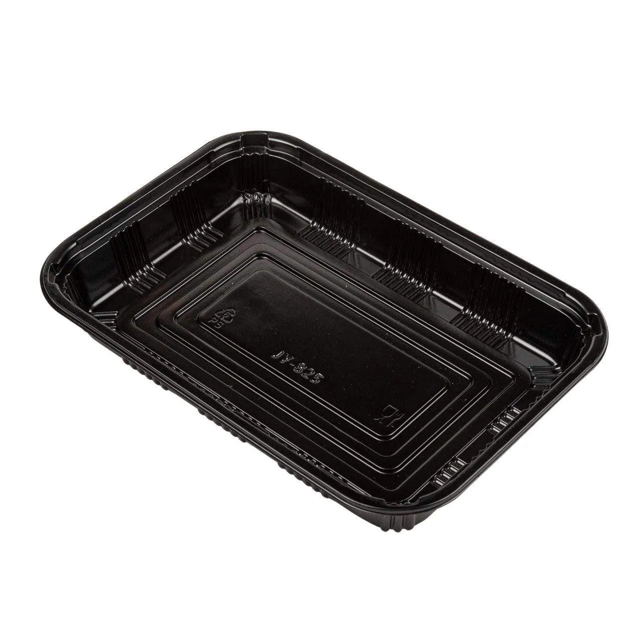 300x Sushi Tray + Deksel 233x163x34mm – Zwart