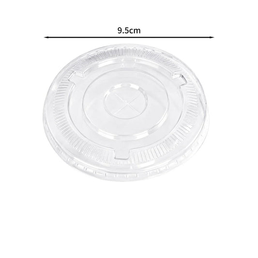 1000x Deksel plat met kruis Ø95mm rPET