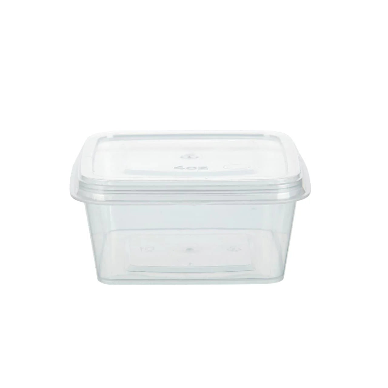 1000x PP Sauscup met vaste Deksel 100ml Transparant