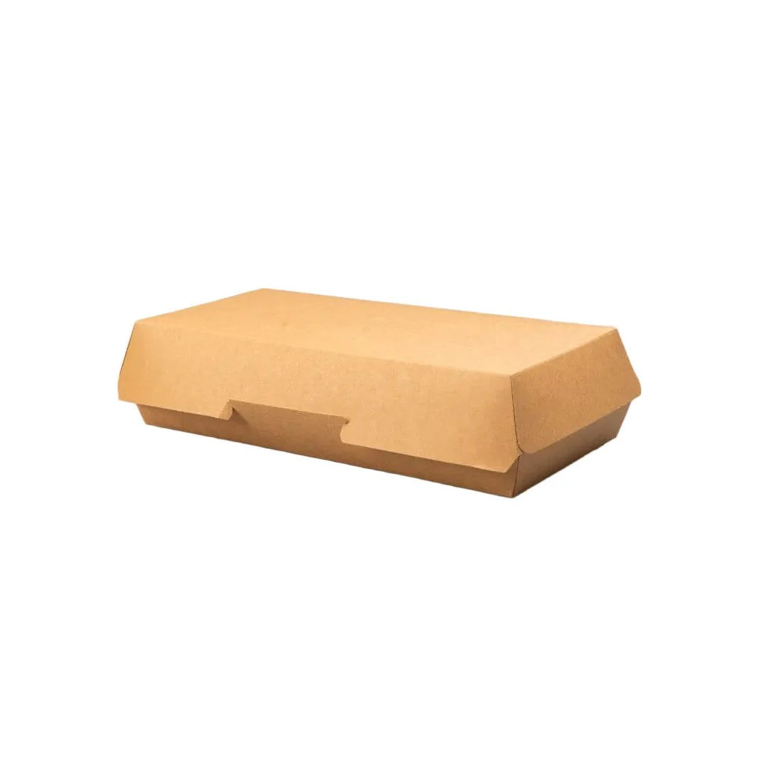 300x Panini baguette box 26,5x12,2x7cm karton FSC