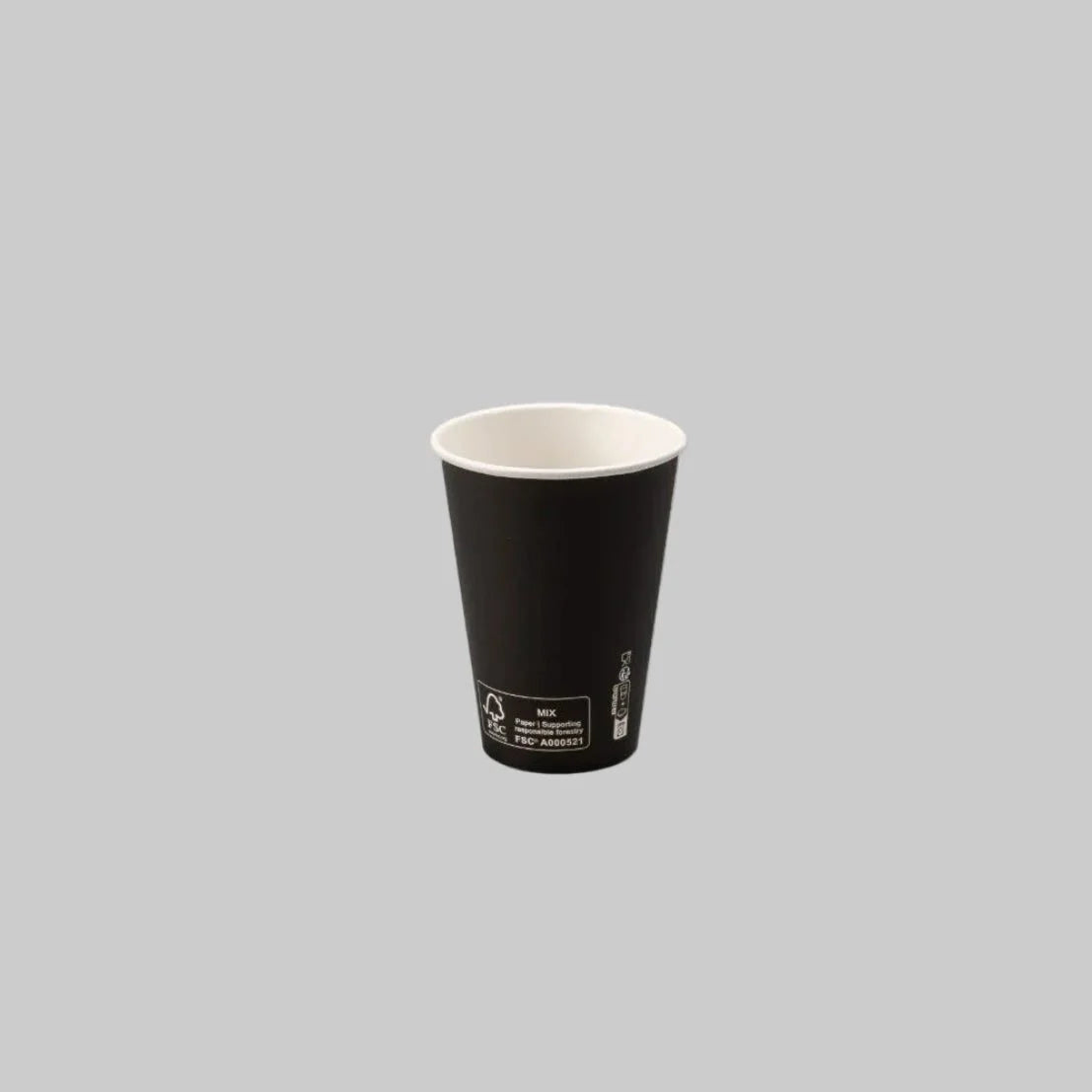 500x Milkshakebeker groot 560ml 20oz zwart karton FSC Mix