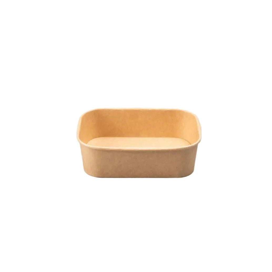 300x Maaltijdbak karton 650ml Kraft
