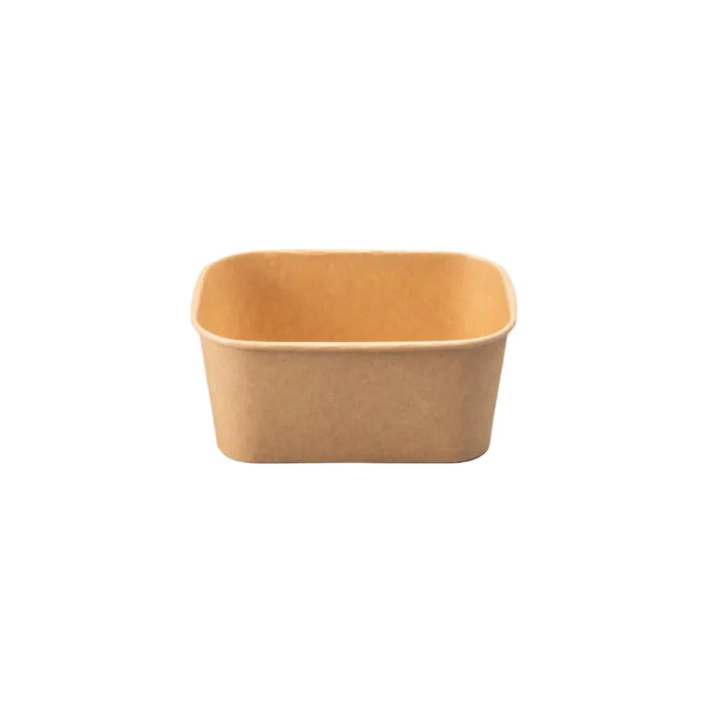 300x Maaltijdbak karton 1000ml Kraft