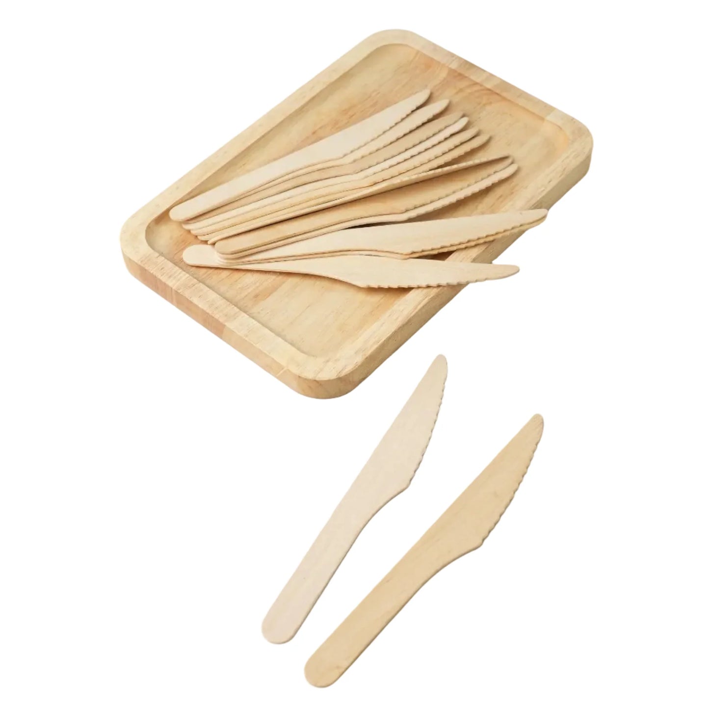 1000x Houten Mes 160mm 100% FSC Biologisch
