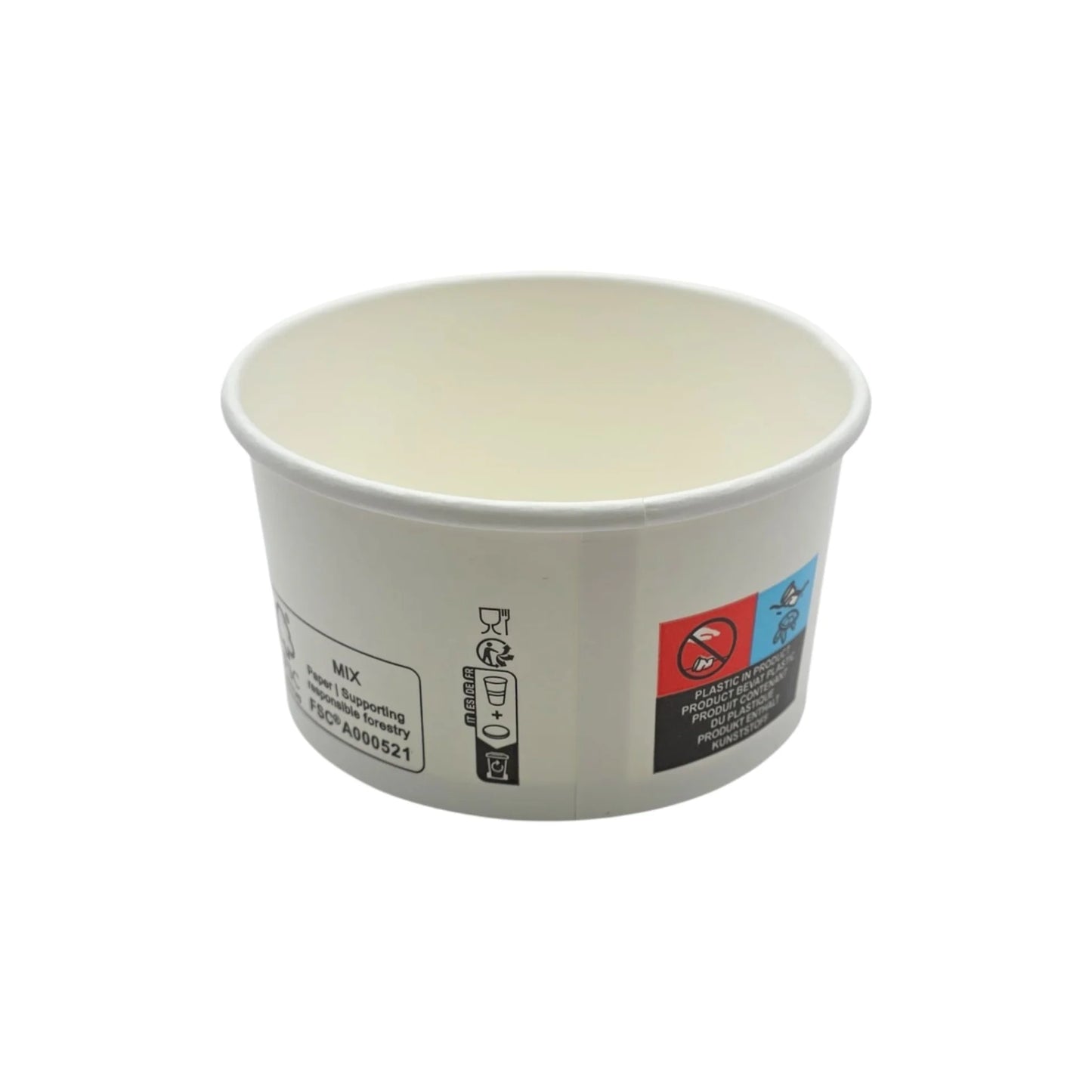 1000x IJsbeker 180ml Ø90mm 6oz wit