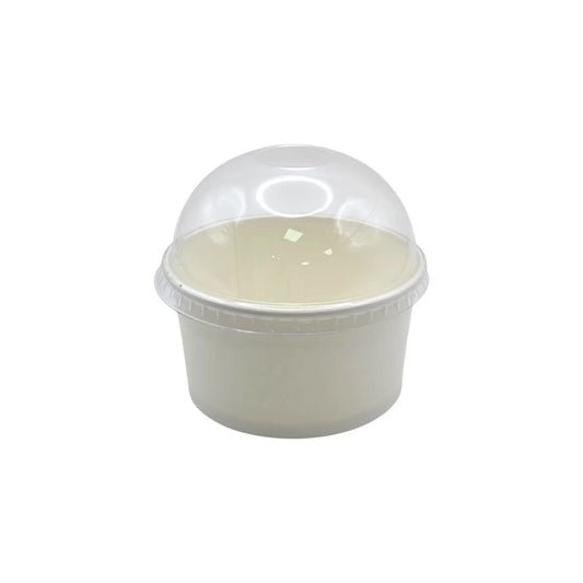1000x Deksel ijsbeker 74mm Dome PET lid