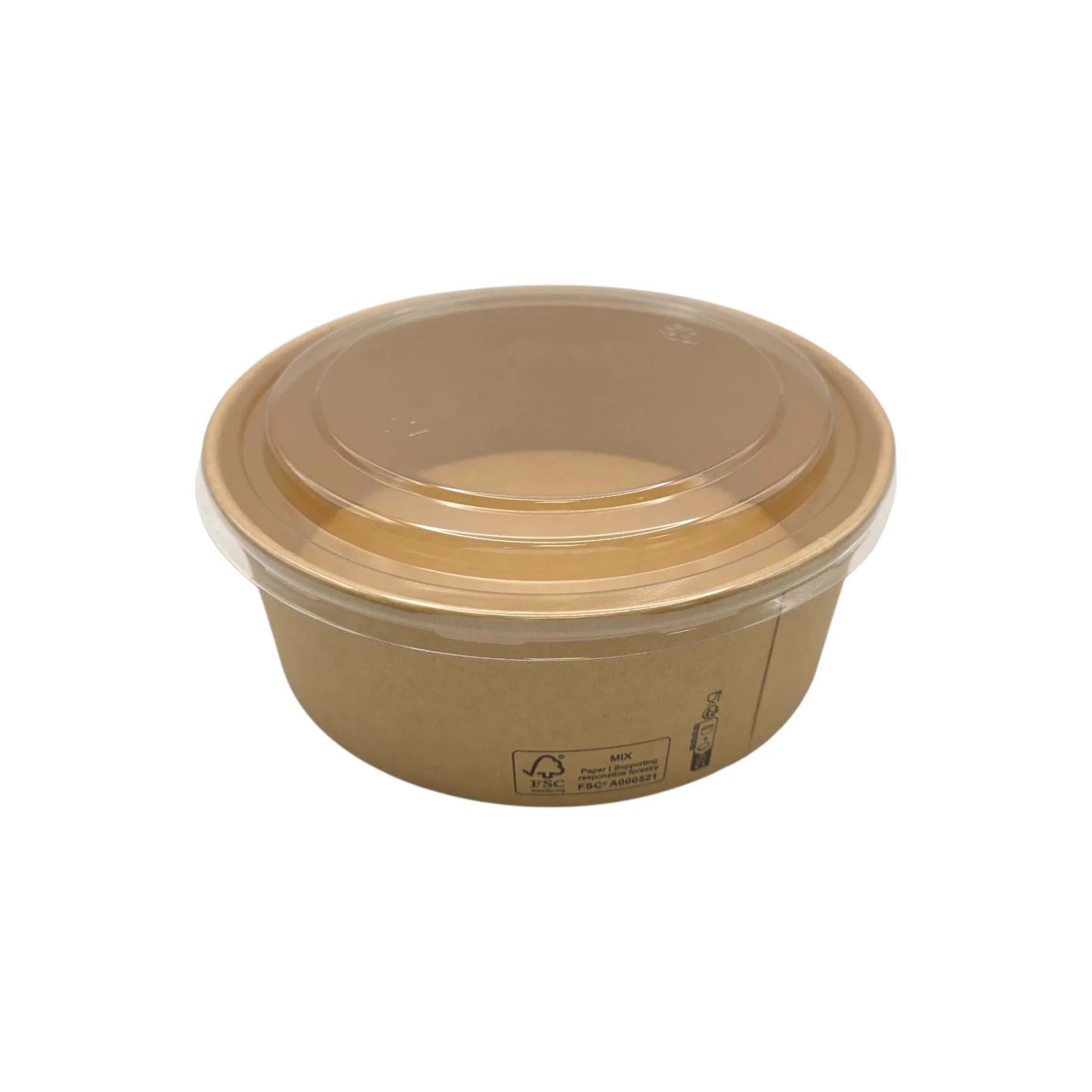 300x Salade Poke Bowl 1300ml Ø185mm kraft