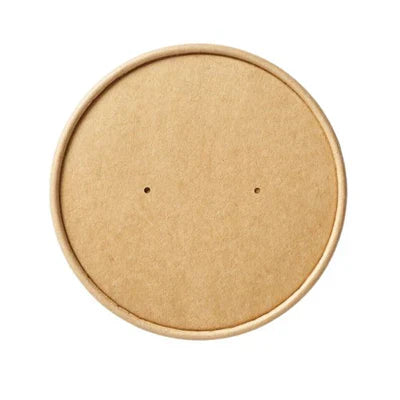 500x Deksel soepbeker 750-1000ml Ø115mm kraft