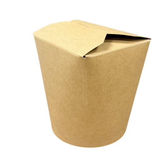 500x Wok to Go beker 32oz 1000ml kraft
