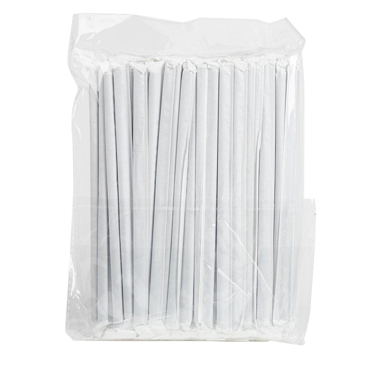 100x BIO Papieren rietjes 6mm x 197mm zwart Per stuk Verpakt!