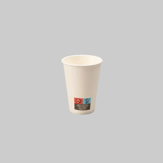 1000x Kartonnen koffiebeker 180cc 7.5oz wit FSC mix