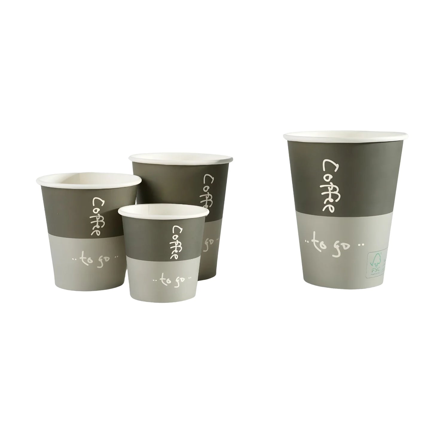 1000x Coffee to go Koffiebeker karton 180ml 7oz vendingcup Ø70mm