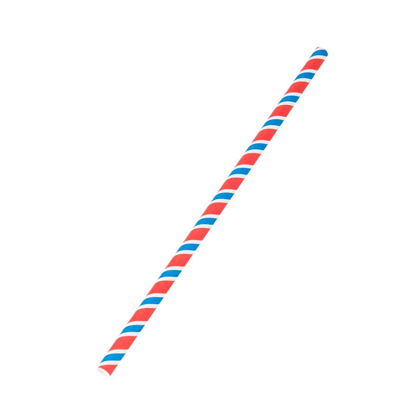 100x BIO Papieren rietjes 8mm x 230mm Twist