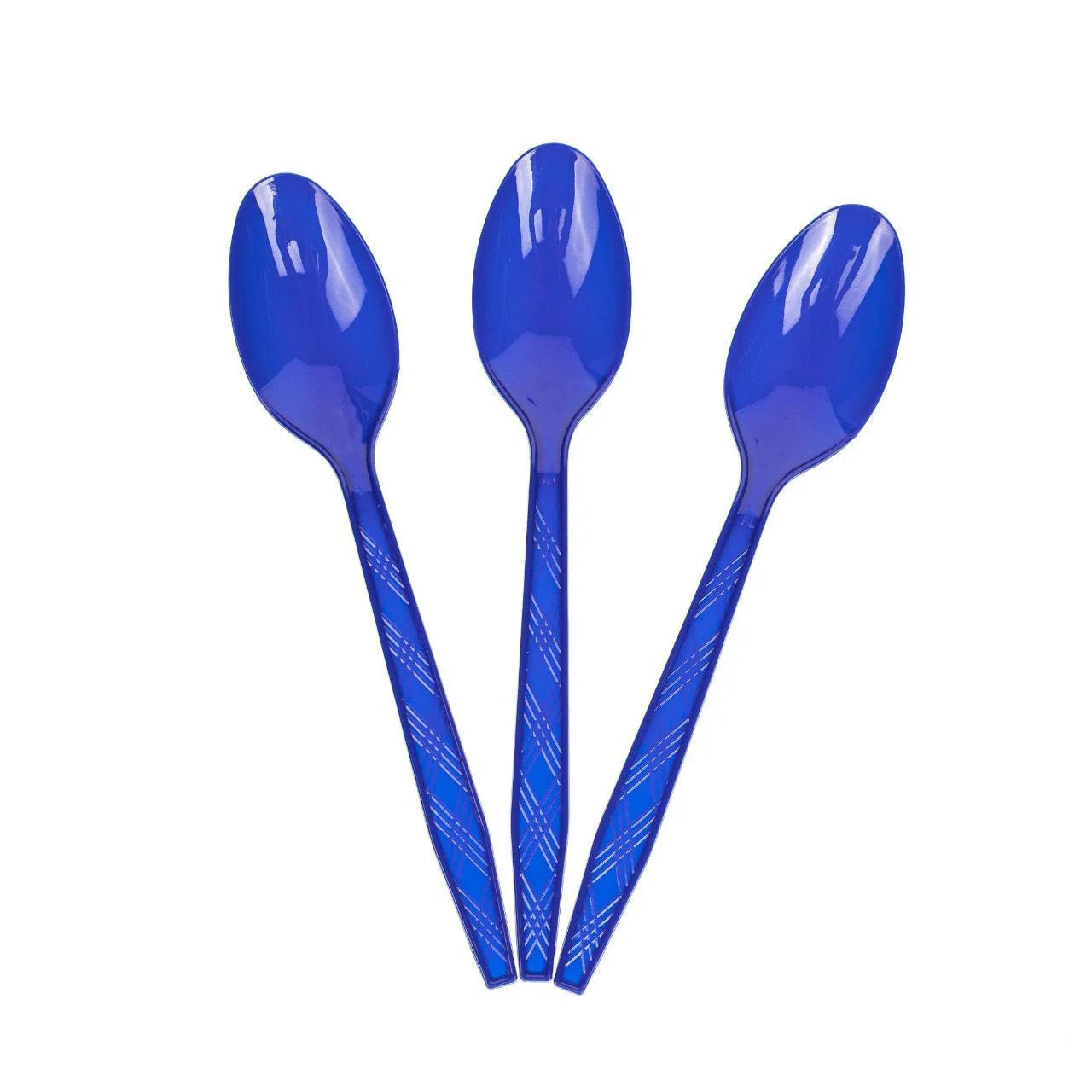 24x Herbruikbare lepel 155mm PP Blauw