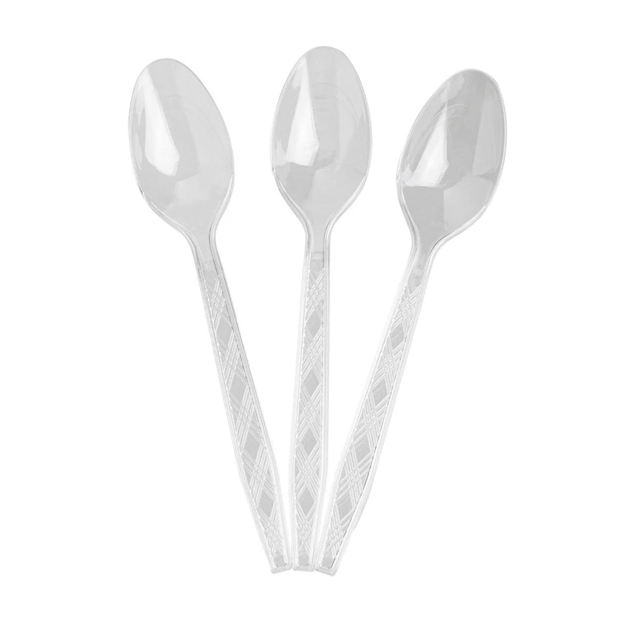 24x Herbruikbare lepel 155mm PP Transparant