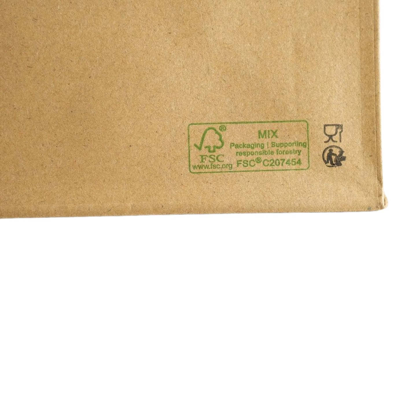 200x Papieren Tassen Extra Groot 120 gr. – 54+12 x 45 cm BIO FSC