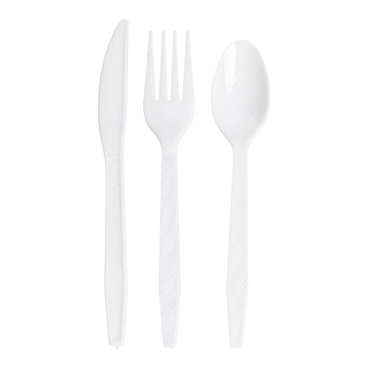 24x Herbruikbare lepel 155mm PP Wit