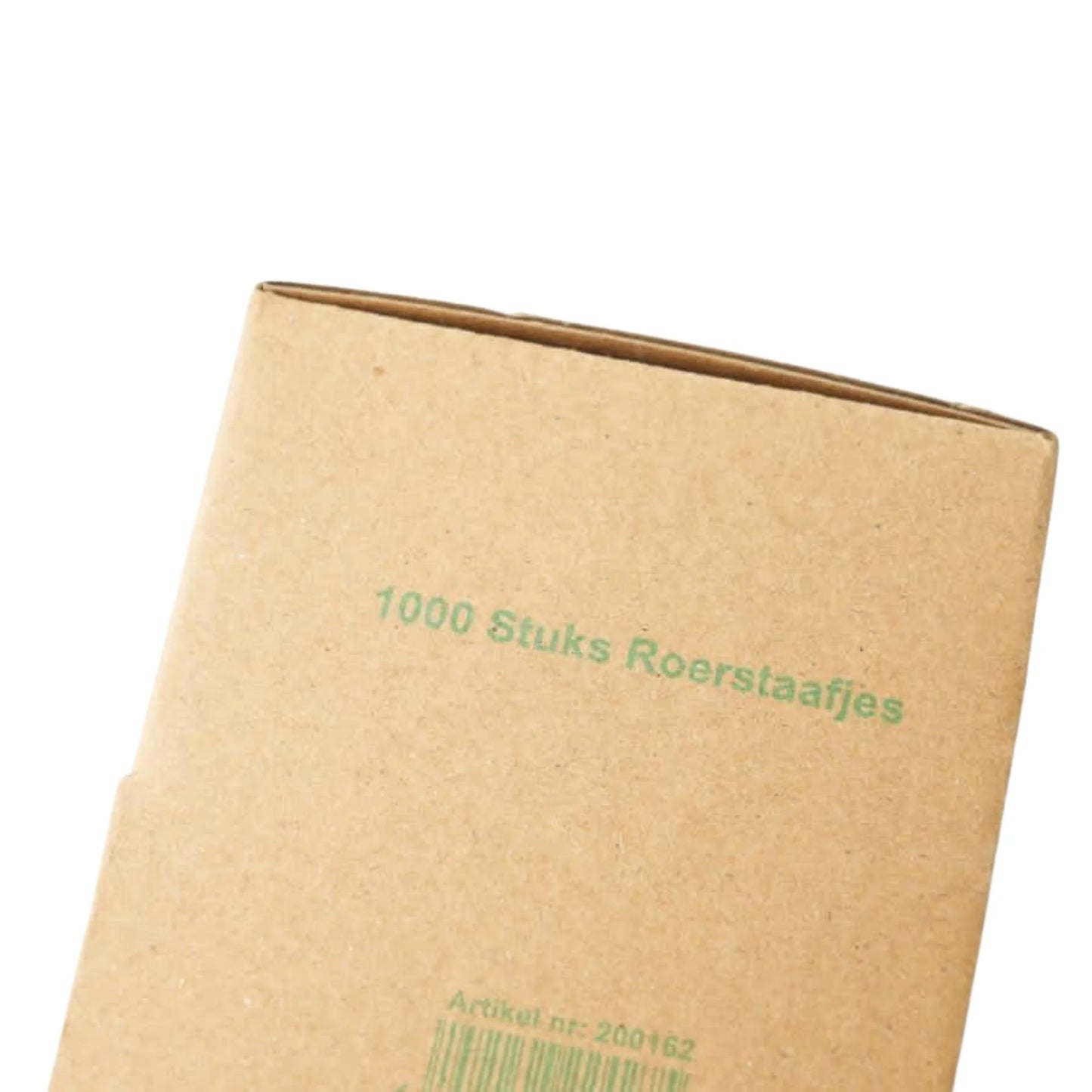 1000x Roerstaafjes in dispenser box 14cm FSC 100% Hout