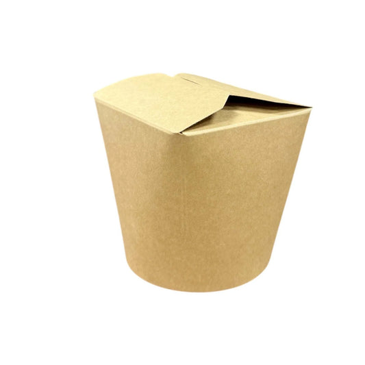 500x Wok to Go beker 26oz 750ml kraft