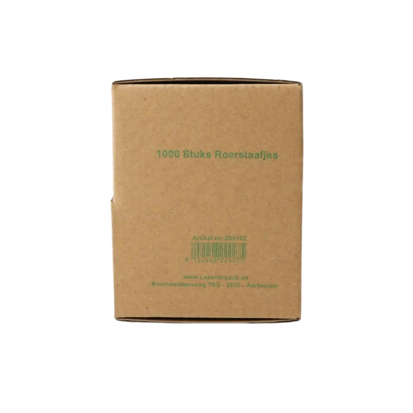1000x Roerstaafjes in dispenser box 14cm FSC 100% Hout