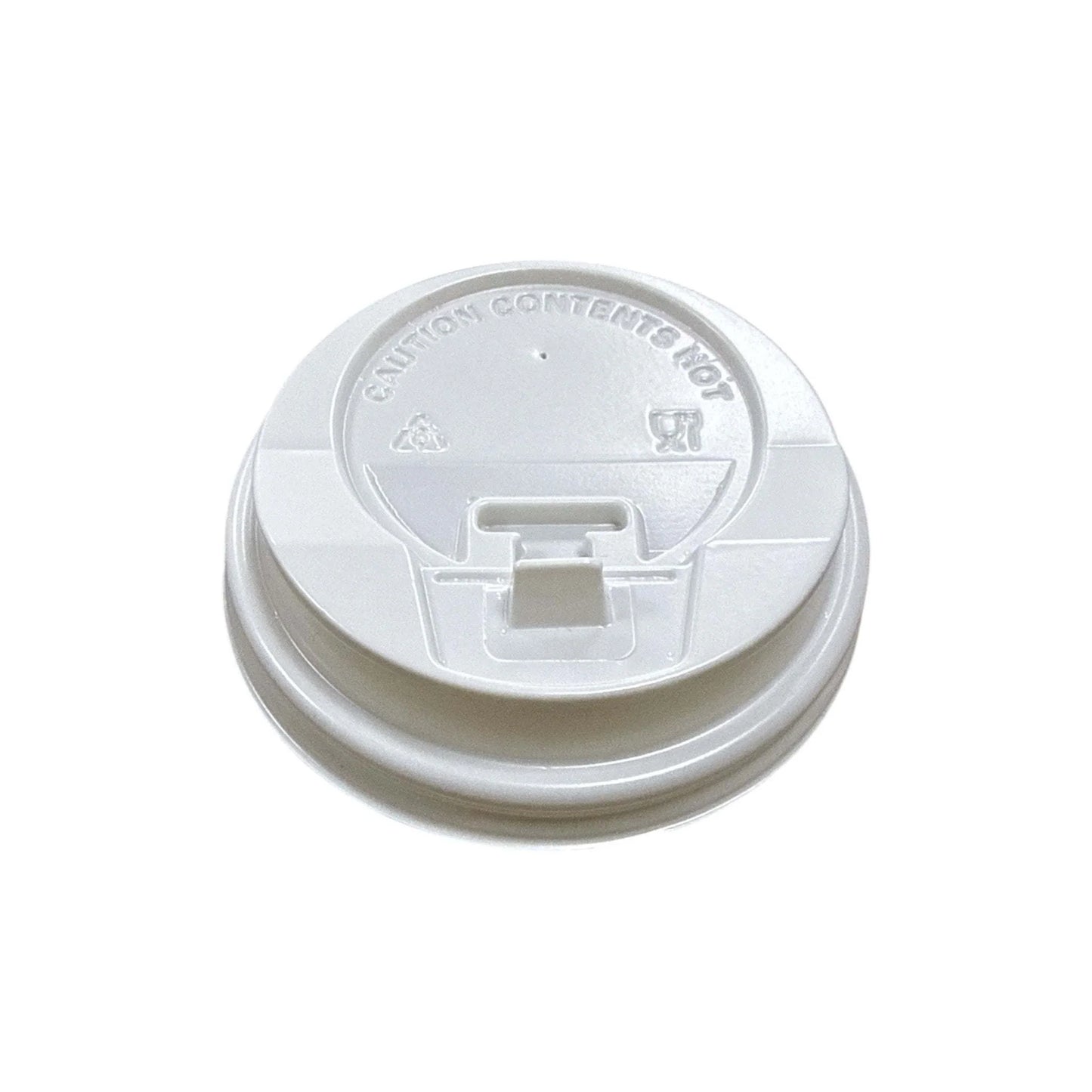 Koffiebeker Deksels Wit  Ø80mm 240ml 8 Oz - 1000 stuks