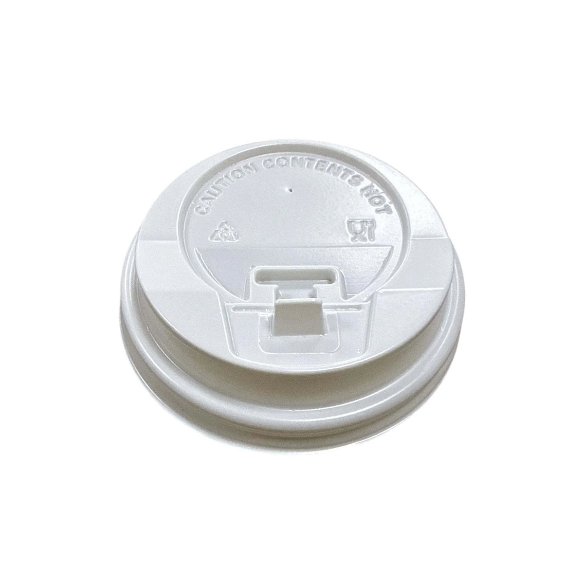 1000x Koffiebeker deksels wit Ø73mm