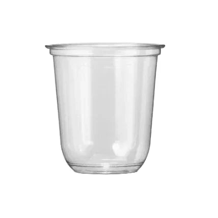 1000x Clear Cup 16oz 400cc U Vorm 89mm