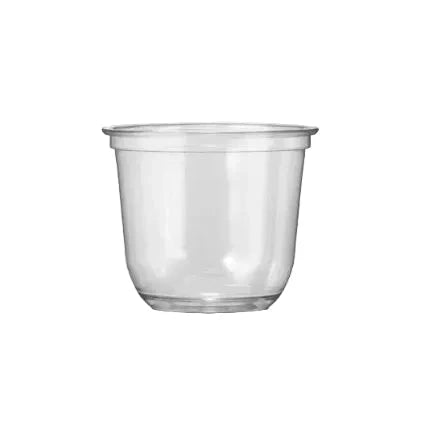 1000x Clear Cup 14oz 300cc U Vorm 89mm