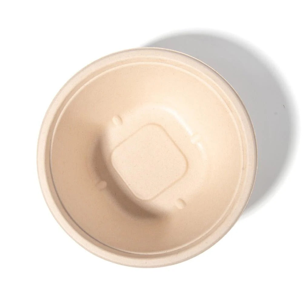600x Kom 950ml Ø175mm 32oz Bagasse Suikerriet BIO
