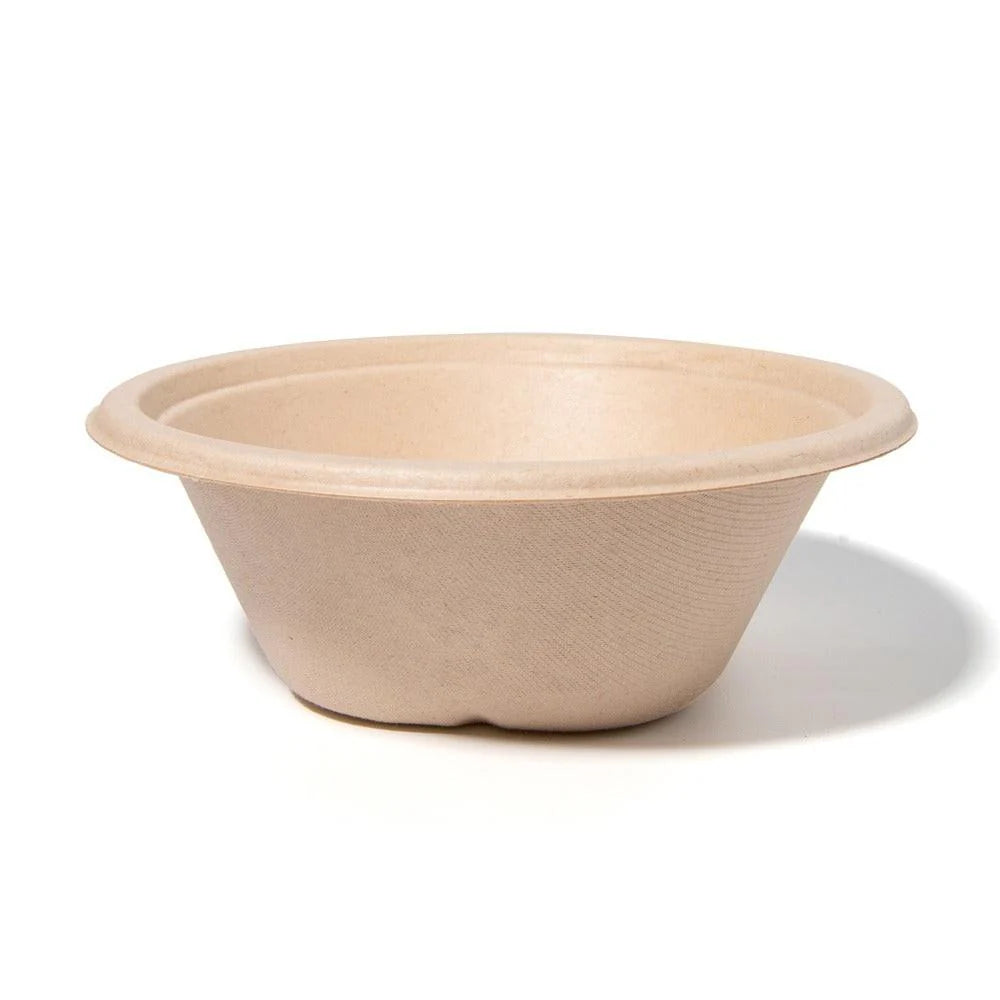 600x Kom 950ml Ø175mm 32oz Bagasse Suikerriet BIO