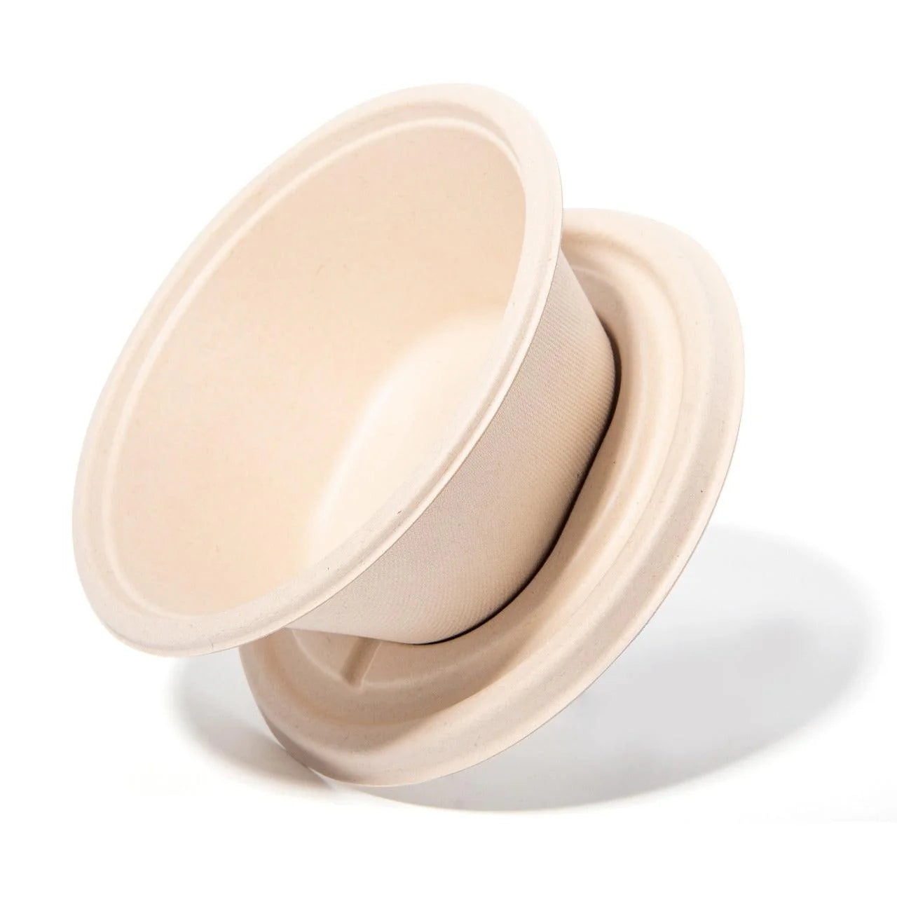 400x Deksel voor Kom 1420ml Ø210mm 48oz Bagasse Suikerriet BIO