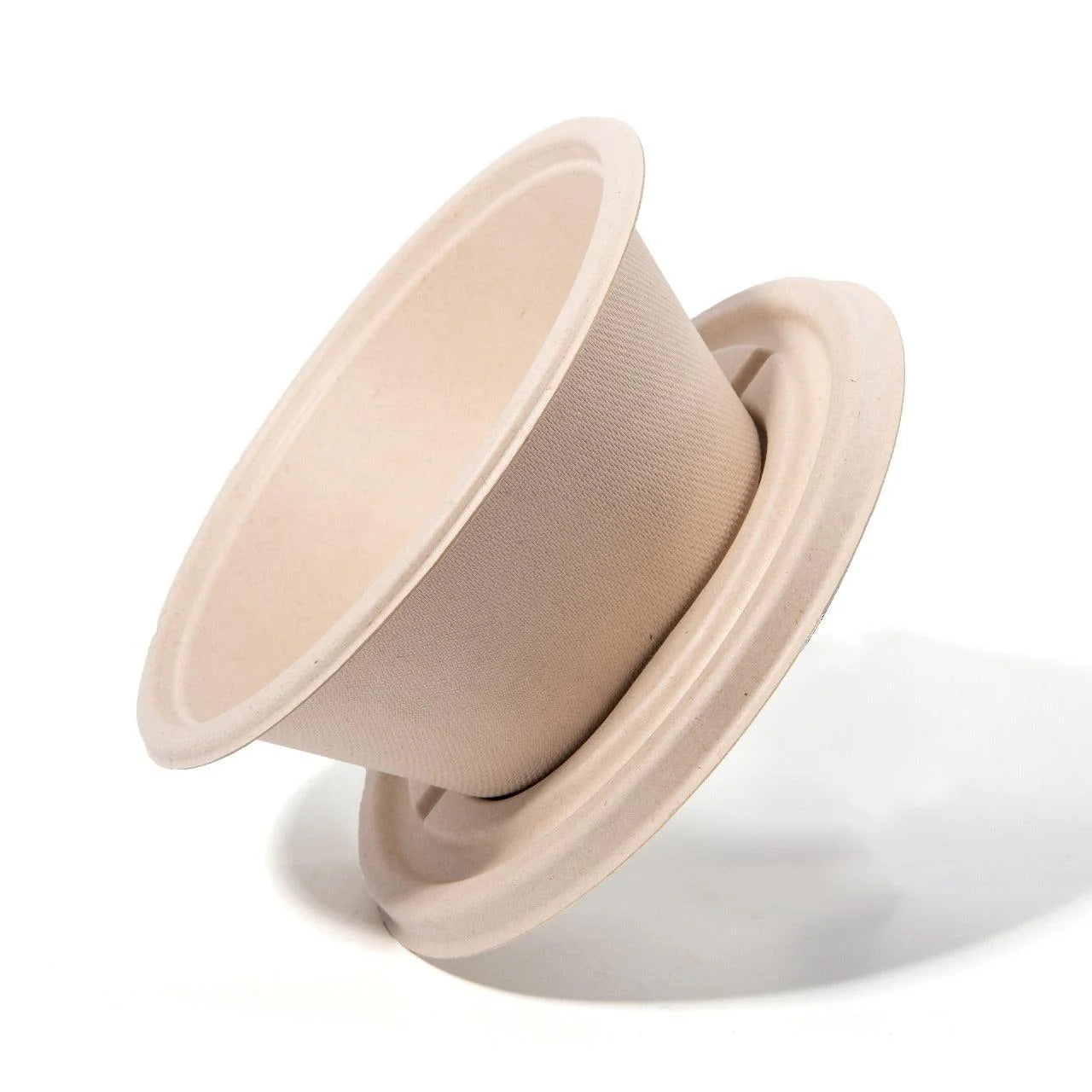 400x Deksel voor Kom 1420ml Ø210mm 48oz Bagasse Suikerriet BIO