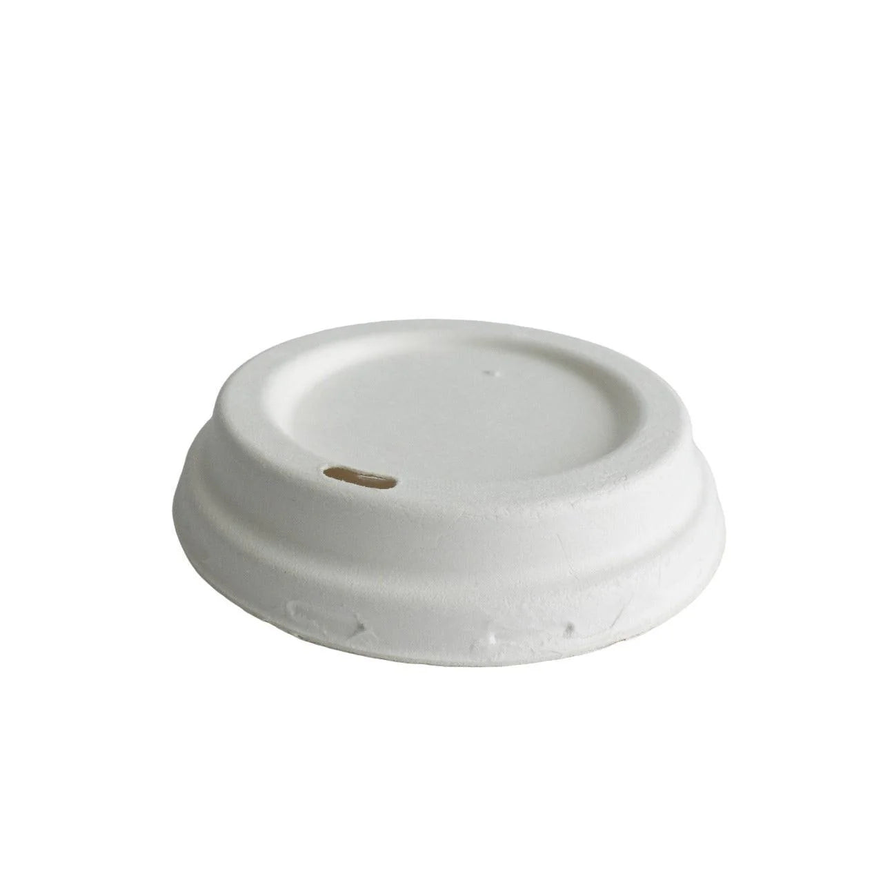 50x Koffiebeker deksels Bagasse suikerriet Biologisch geschikt voor bekers 8oz 230ml