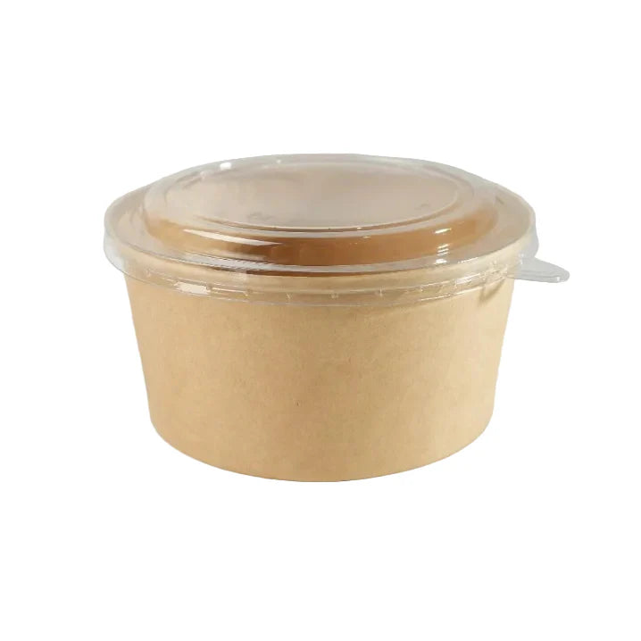 300x Salade Poke Bowl 1300ml Ø165mm 40oz – BIO en FSC-gecertificeerd Kraft