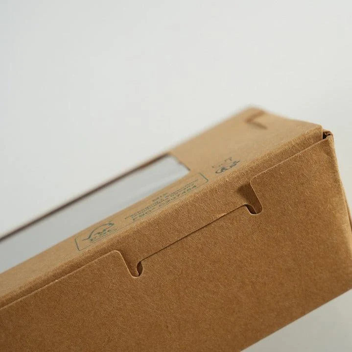 200x Foodbox met venster 1200ml bruin BIO Nature Kraft FSC