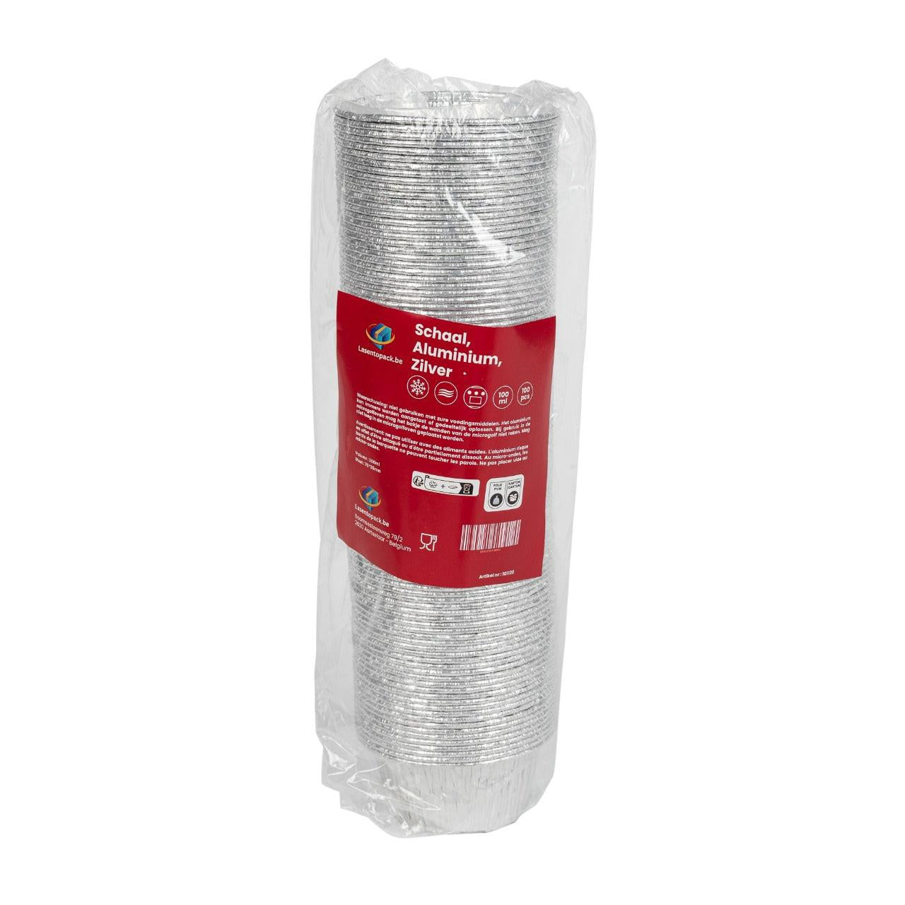 1000x Aluminium cups 100 ml
