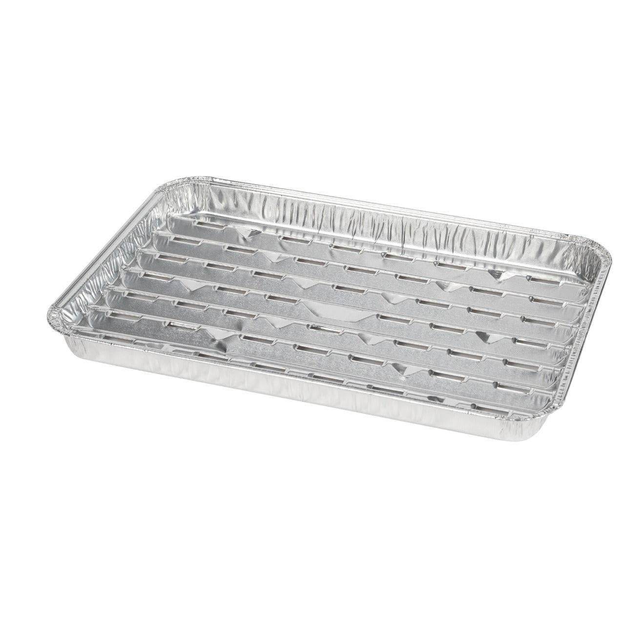 125x Aluminium BBQ Grill Schaal 340x230x28mm