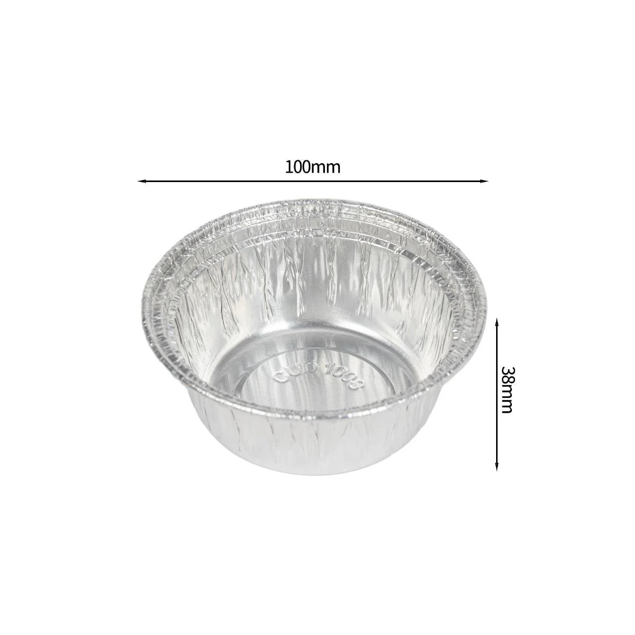 125x Aluminium cups 150 ml