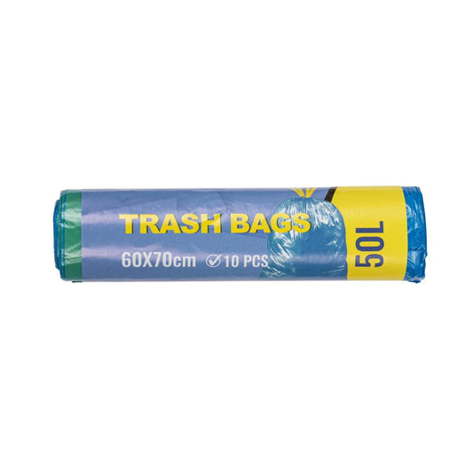 Blauwe Afvalzakken 50L – 60x70 cm - 10 Stuks op Rol