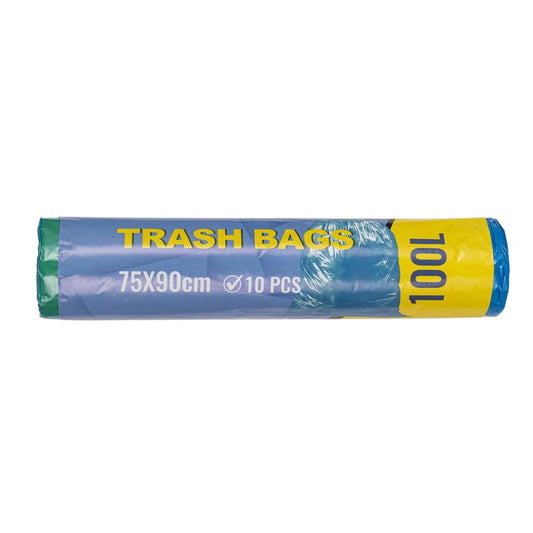 Blauwe Afvalzakken 100L – 75x90 cm - 10 Stuks op Rol