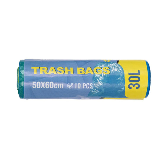 Blauwe Afvalzakken 30L – 50x60 cm - 10 Stuks op Rol