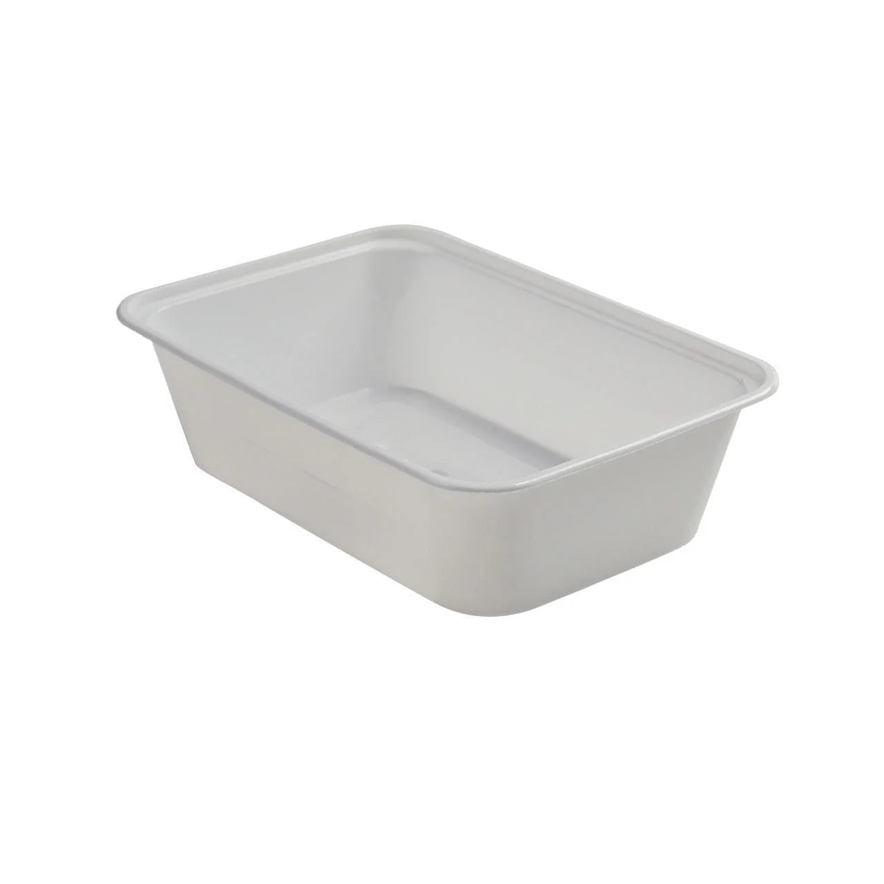 300x Maaltijdbak PP 650ml Wit