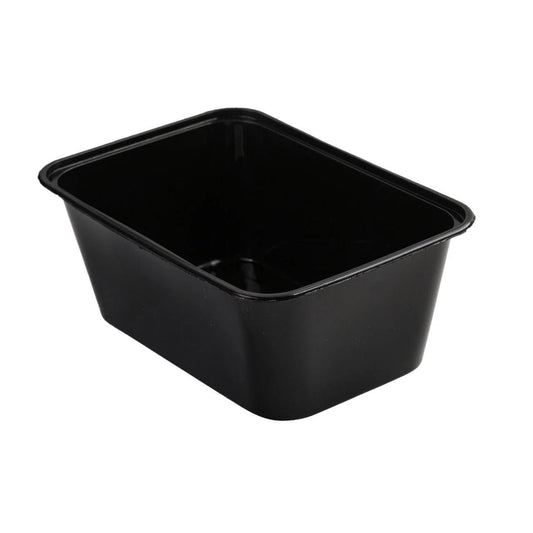 Maaltijdbak PP 1000ml zwart